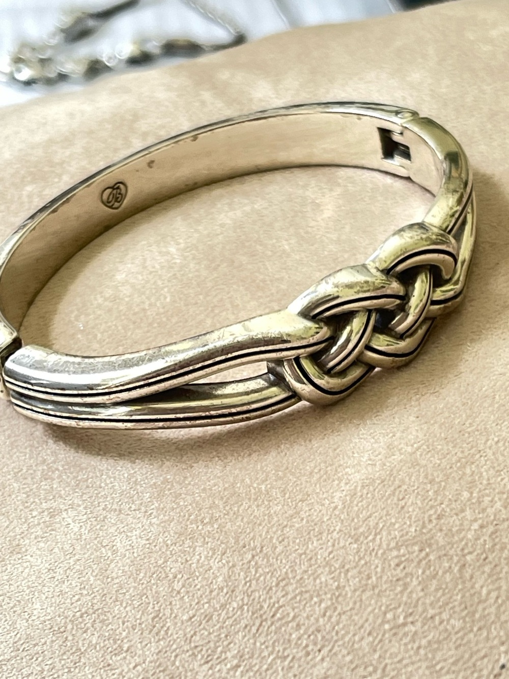 Brighton Knot Hinged BangleBracelet
